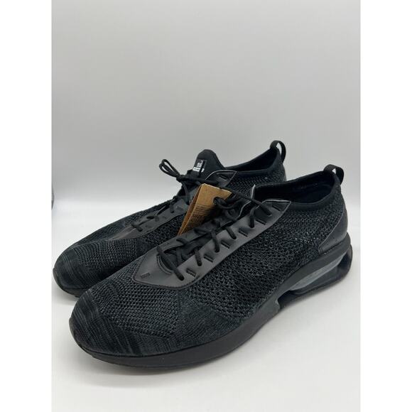 Nike Air Max Flyknit Racer Triple Black Shoes FD2764-001 Men's Size 15 - Picture 9 of 12